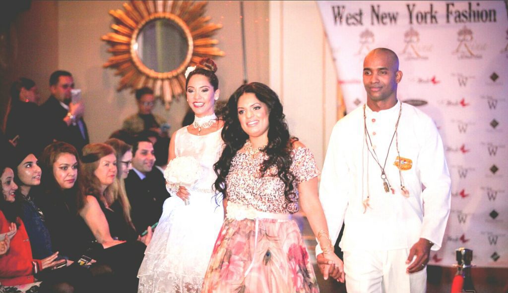 Cierre de la Pasarela de Palenia Pichardo con Jennifer Cruz, Presentadora de TV en Telemicro y el Top Model de Republica Dominicana, Wilkin De León Peralta.
