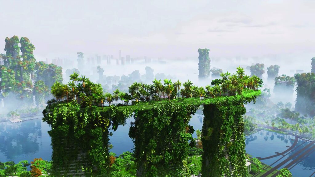 Ciudad de Singapur (Singapur) representada en la simulación efectuada por el software Green Maker. Imagen The Why Factory.