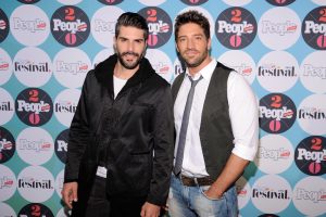NEW YORK, NY - OCTOBER 15: Juan Pablo Llan (L) and David Chocaro attend the 5th Annual Festival PEOPLE En Espanol, Day 1 at the Jacob Javitz Center on October 15, 2016 in New York City. (Photo by Matthew Eisman/Getty Images for PEOPLE En Espanol )