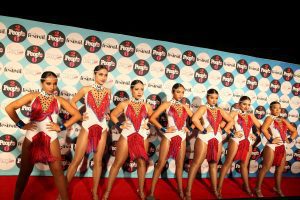 NEW YORK, NY - OCTOBER 16: Cali 'pal Mundo dance group attend the 5th Annual Festival PEOPLE En Espanol, Day 2 at the Jacob Javitz Center on October 16, 2016 in New York City. (Photo by Rob Kim/Getty Images for PEOPLE En Espanol )