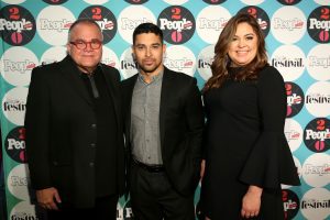 NEW YORK, NY - OCTOBER 16: (L-R) Editor-in-chief at People en Espanol Armando Correa, Actor Wilmer Valderrama, and Publisher at People en Espanol Monique Manso attend the 5th Annual Festival PEOPLE En Espanol, Day 2 at the Jacob Javitz Center on October 16, 2016 in New York City. (Photo by Rob Kim/Getty Images for PEOPLE En Espanol )