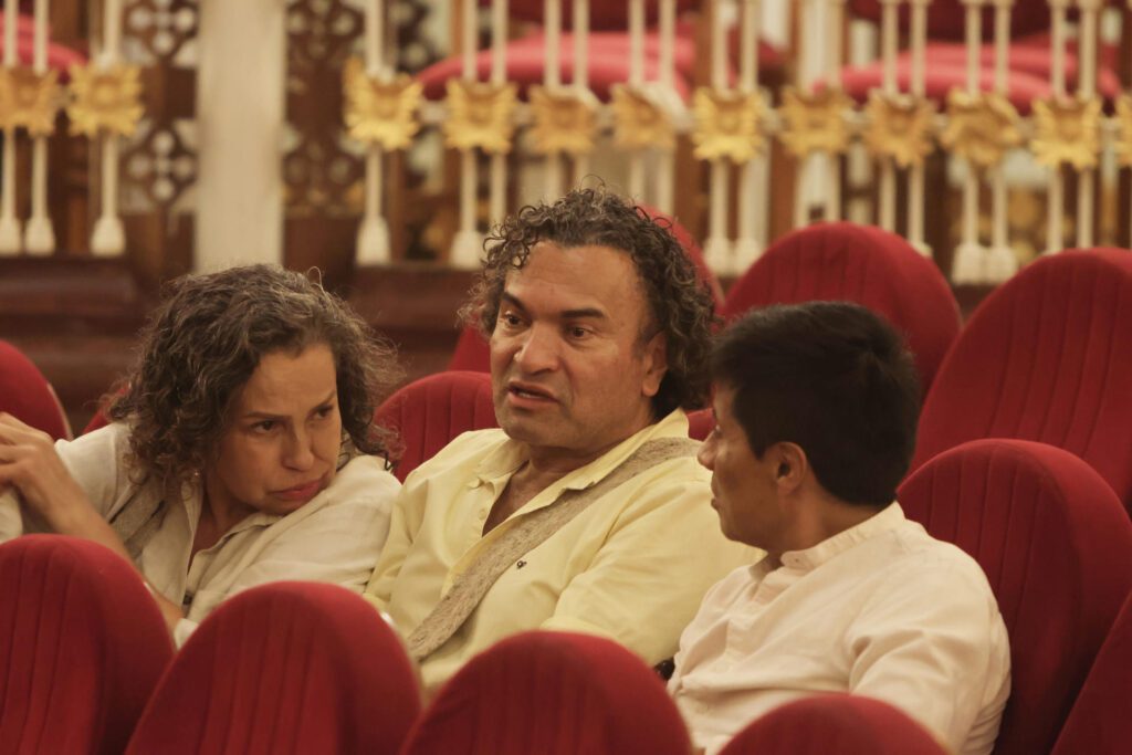 El actor colombiano Diego Vásquez asiste a la inauguración de la edición 64 del Festival Internacional de Cine de Cartagena de Indias (Ficci), este martes, en Cartagena (Colombia). EFE/ Ricardo Maldonado Rozo