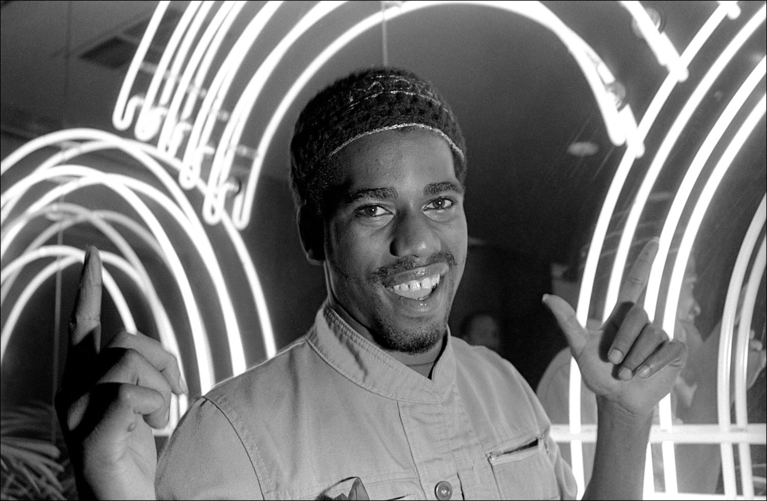 Kurtis Blow at a record release party for The Breaks