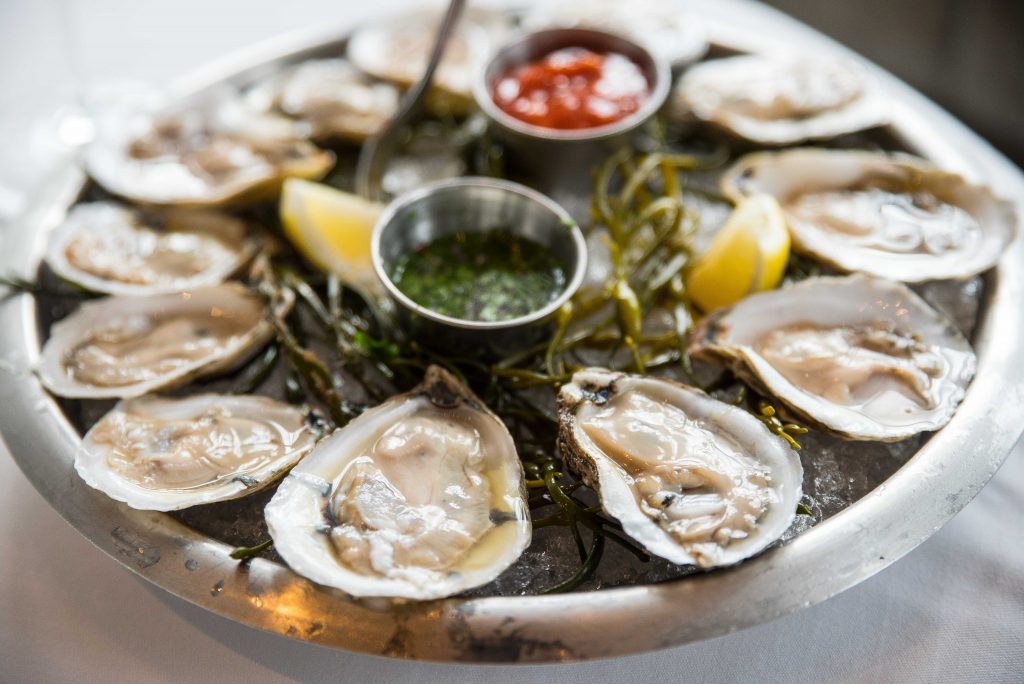 Blue Point Oysters.