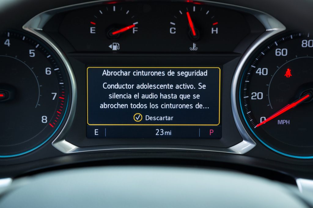 Chevrolet Traverse Buckle 2 Drive Teen Driver Technology
