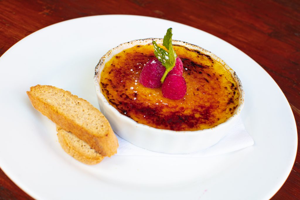 Classic Creme Brulee. 