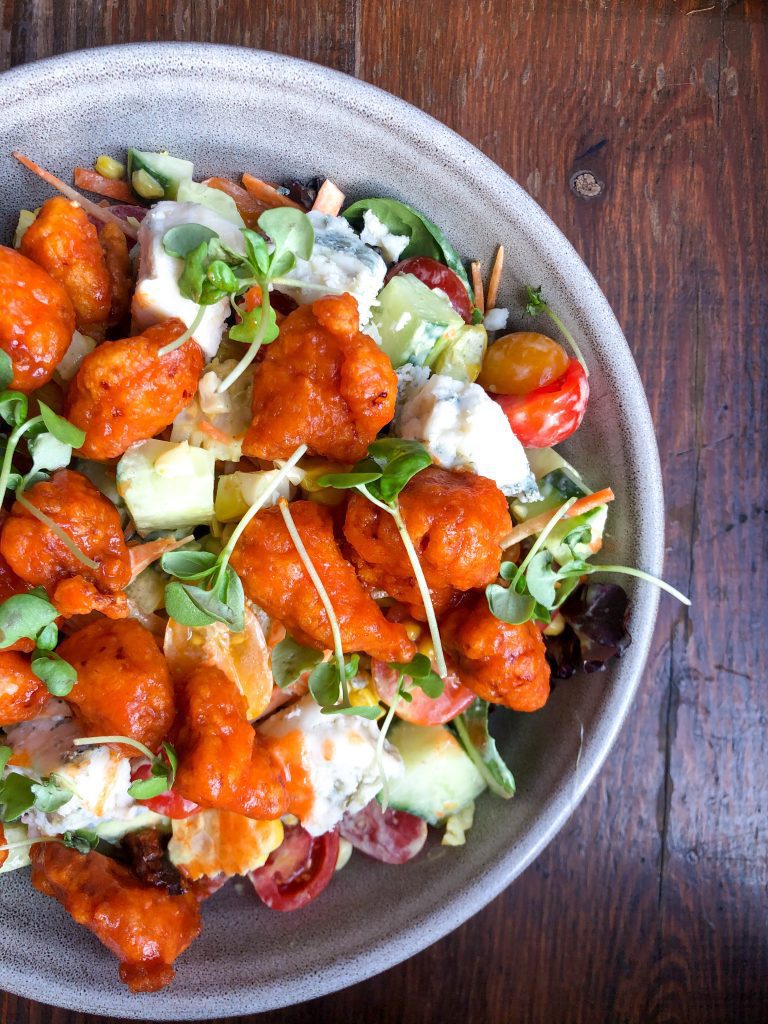 Crispy Karaage Buffalo Chicken