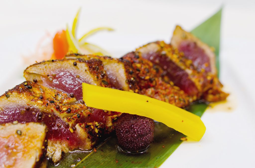 Honey Wasabi Tuna Steak
