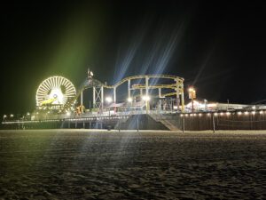 Santa Monica por la noche