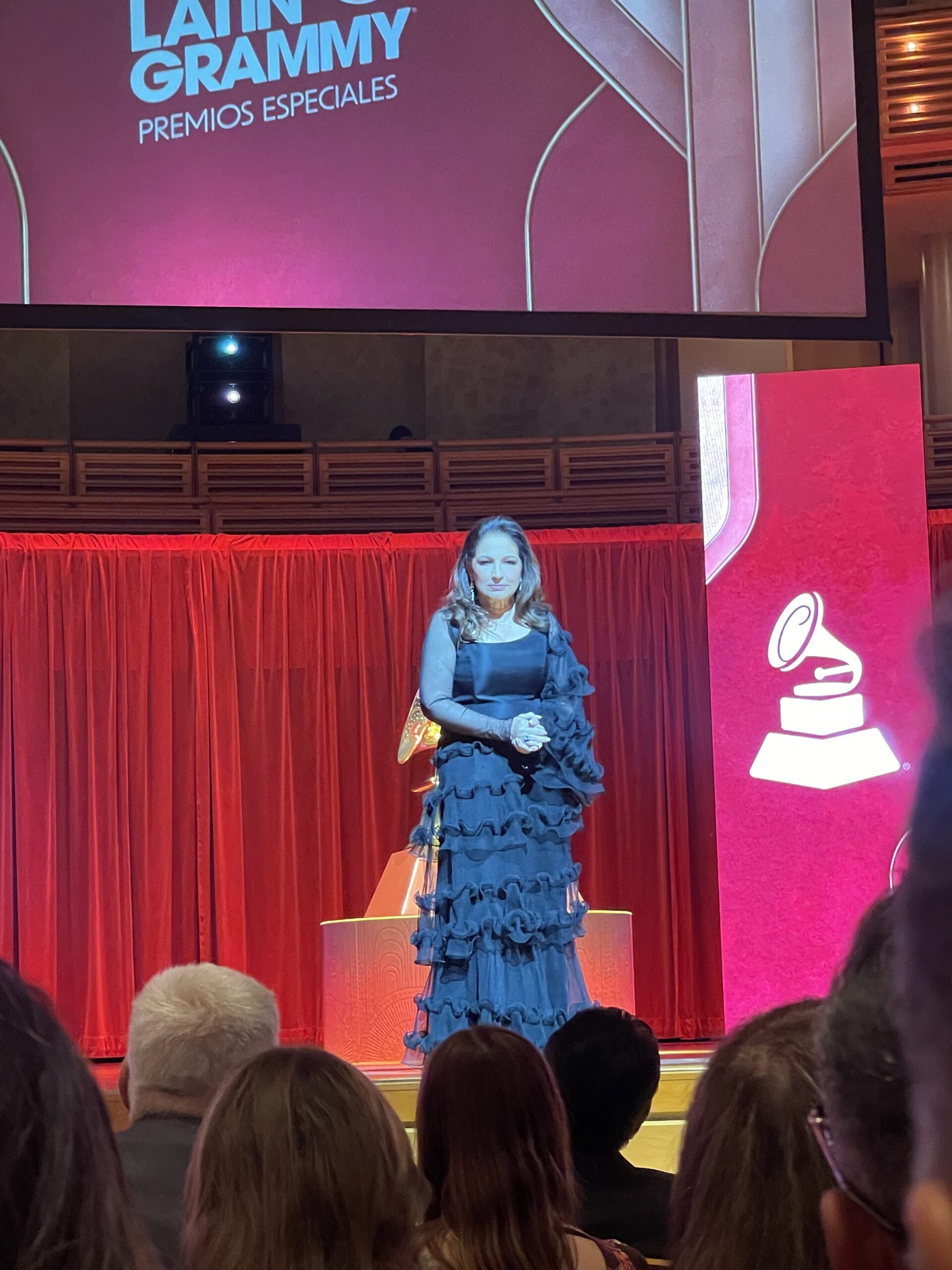 Gloria Estefan fue la presentadora especial de la noche.