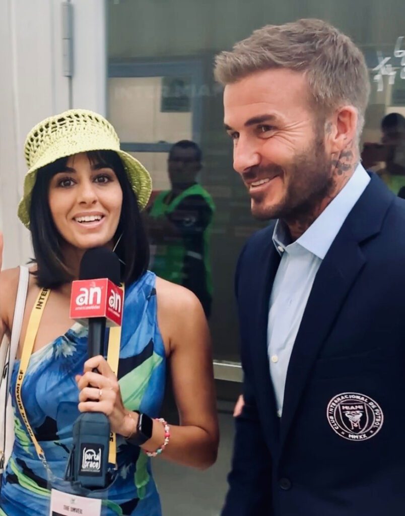 Irene y Beckham