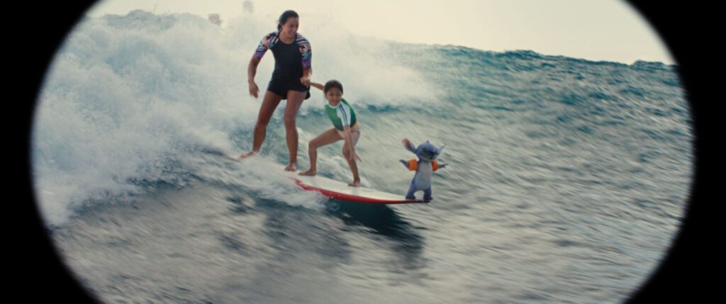 (L-R) Sydney Agudong as Nani, Maia Kealoha as Lilo and Stitch in Disney’s live-action LILO & STITCH. Photo courtesy of Disney. © 2025 Disney Enterprises Inc. All Rights Reserved.