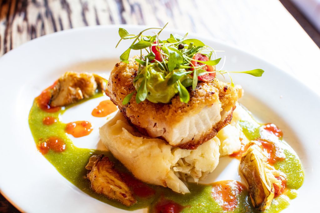 Lemon Crusted Icelandic Codfish. 