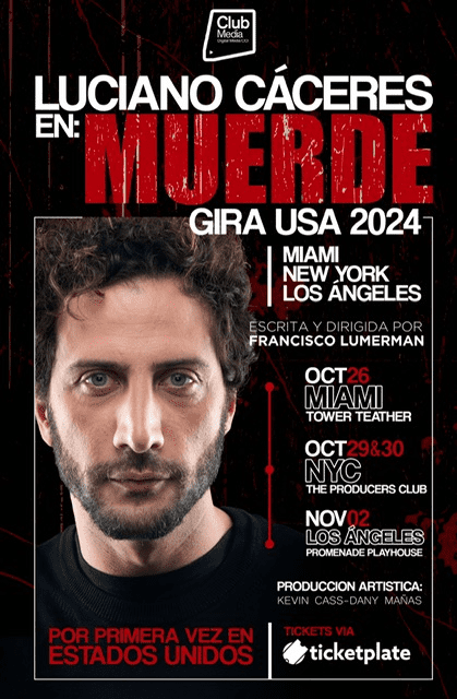 Luciano Cáceres - Gira USA 2024