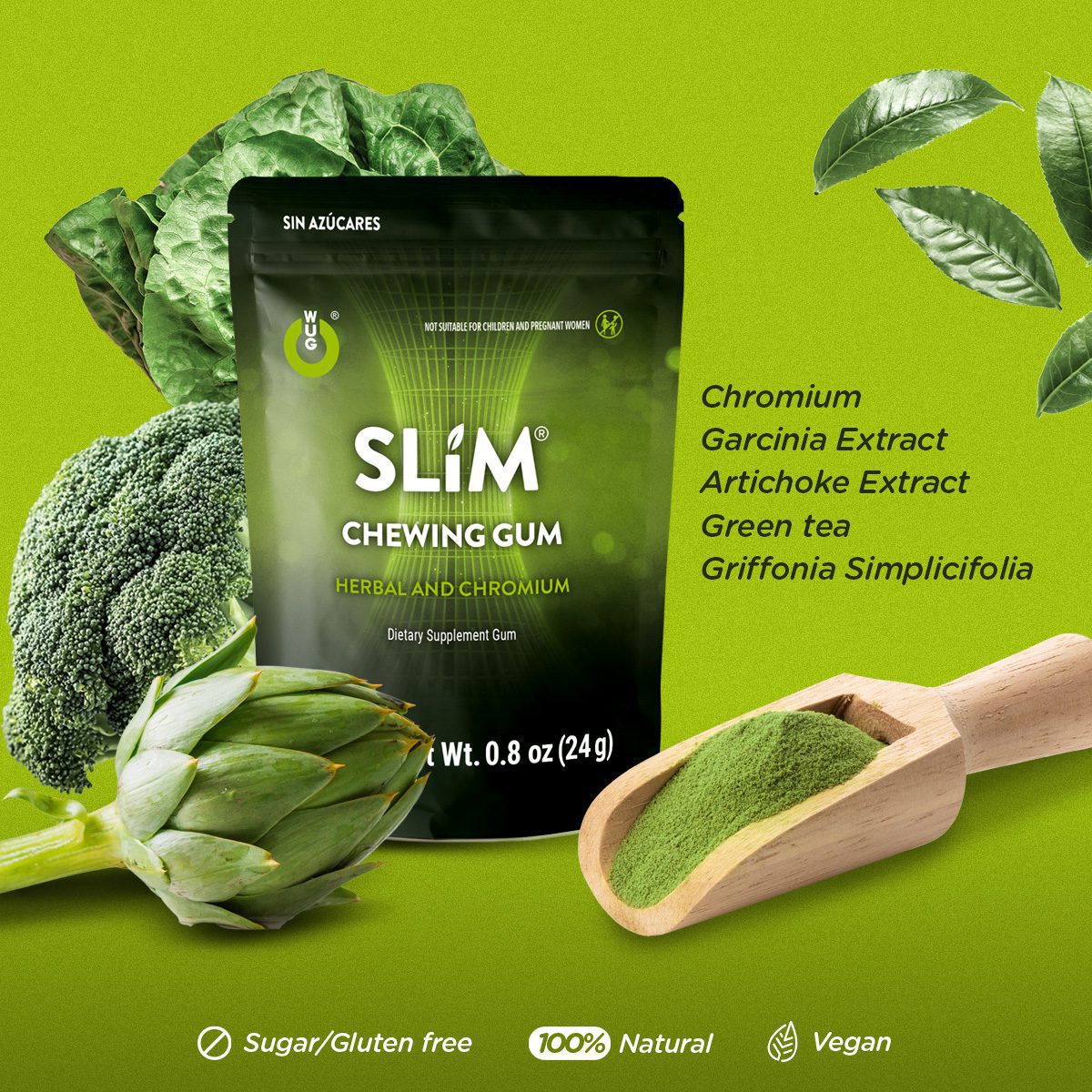 Chicle Slim: controla el apetito.