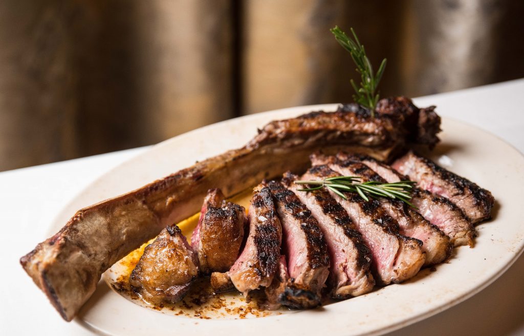 Tomahawk Steak.