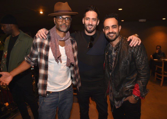 Eric Benet, Jon B y Jean Rodriguez en Los Angeles.