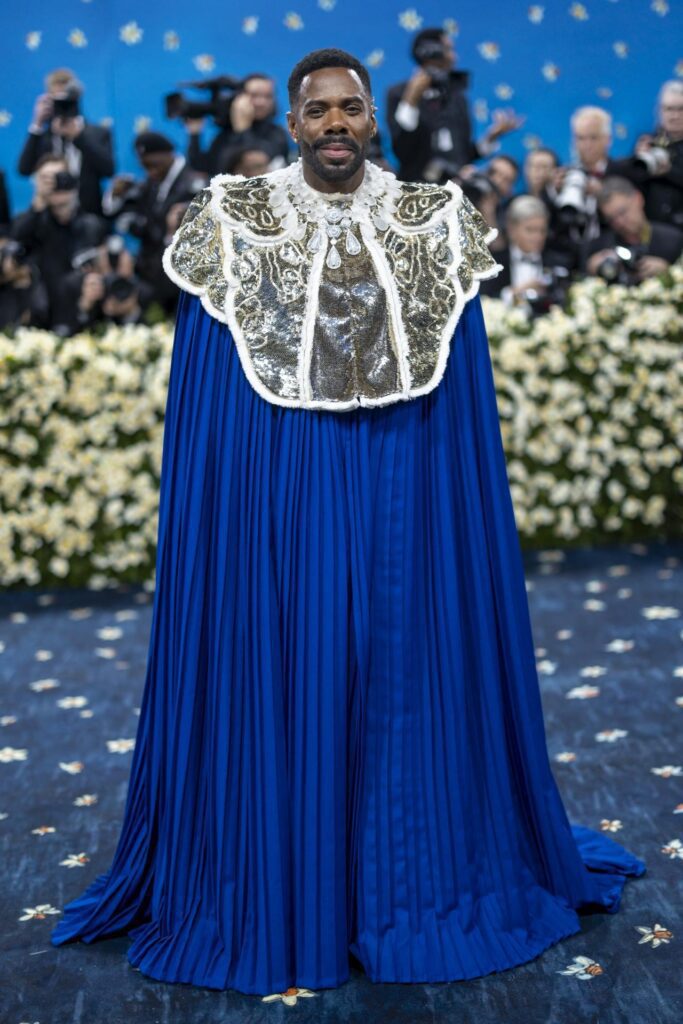 NEW YORK (United States), 06/05/2025.- Colman Domingo poses on the red carpet for the 2025 Met Gala, the annual benefit for the Metropolitan Museum of Art's Costume Institute, in New York, New York, USA, 05 May 2025. The event coincides with the Met Costume Institute's spring 2025 exhibition Superfine: Tailoring Black Style which will be on view from 10 May 2025 through 26 October 2025.  (Nueva York) EFE/EPA/JUSTIN LANE