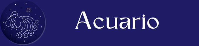 ACUARIO (22 enero - 21 febrero).