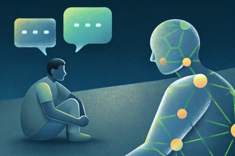 ser humano deprimido pide consejos de ia: terapia con inteligencia artificial